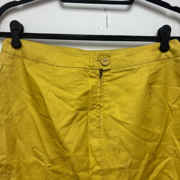 Edme & Esyllte Anthropologie Jacquard Floral Tulip Skirt - Picture 9 of 12